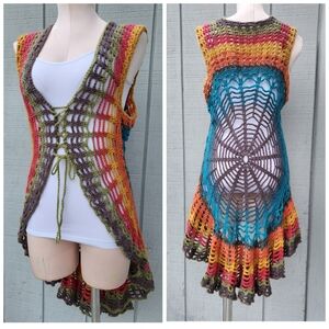Crochet Boho Vest